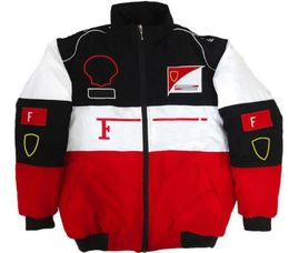 20 -stks Nieuwe F1 Formule 1 Racing Jacket Autumn and Winter Full Bordidered Logo Cotton Clothing Spot Sales