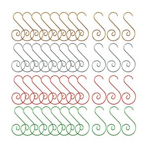 20pcs / pack Christmas Ornement Hooks Rack Mini Minus-usage Metal Wire Smas Tree Dorcor Horme Home Party Decoration Fournitures JY0738