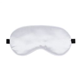 20 stuks partij gunst sublimatie DIY witte blanco oog slaap bekleding zijden oogmasker