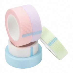 20 stks Roze Groen Valse Eyeles Extensi Tape Profial Anti-allergie Ademend Micropore Stof Eye Les Enten Tapes 75VF #