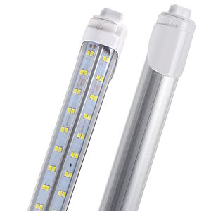 Lot de 20 ampoules R17D de 2,4 m, 120 W, 270 degrés, LED de remplacement en forme de V pour luminaires fluorescents, T8 6000 K, blanc froid, couvercle transparent, double extrémité