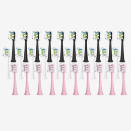 20pcs têtes de brosse à dents remplaçables compatibles avec Xiaomi SooCare x1 x3 x5 Sonic Electric Brush Brosz Books Vacuum Package 231222