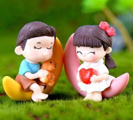 20pcs Hars Maanliefhebbers Miniaturen Landschap Accessoires Voor Huis Tuin Taart Decoratie Ornament pop Craft Diy8802396