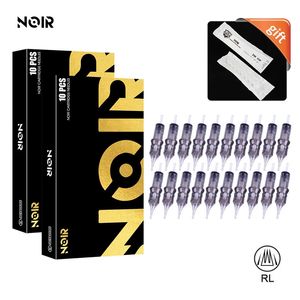 20pcs Rl Rlt Noir Tattoo Cartoule Bealibles Machine Permanent Machine Eyebrow Eyeliner LIP TATOO CYL FOURNIS 240416