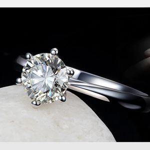 20 stks romantische trouwringen sieraden kubieke zirconia ring voor vrouwen mannen 925 sterling zilveren ringen accessoires