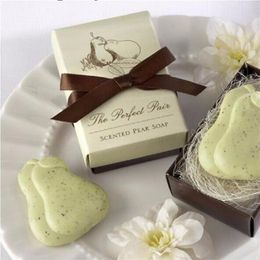 20 stuks geurende peer zeep voor bruiloft verjaardag baby shower souvenirs cadeau gunst New309E
