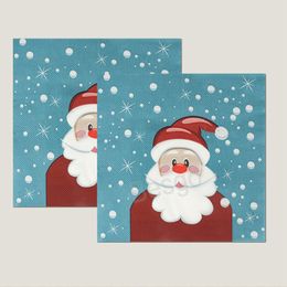 20 -stcs/set Creative Christmas Paper servetten Santa Claus Snowman Deer Napkin Hotel Desktop Kerstmis Tree House Printing Napkin BH7550 Tyj