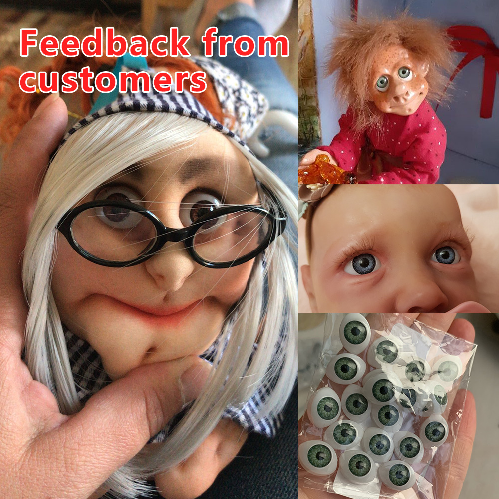 20pcs/Set heiße neue Puppensicherheit Augen für DIY Toy Eyes Tier Spielzeugpuppen machen Dinosaurier Augen DIY BRÜFUNG ACZEACT DIY SPIELEN SCHWEISUNGEN