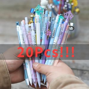 20pcs / set Crayon mécanique 0,5 mm / 0,7 mm / 2,0 mm crayons stylo pour écrire pour enfants girls scolaires de bureau de bureau