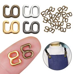 20pcs / set Mini 4 mm 9 boucles de forme ultra-petit boucles de courroie en métal Doll Tri-glide clips diy poupée cothes sacs chaussures accessoires