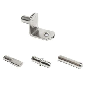 20 -st plankbeugels Ondersteuning Studs Pinnen metalen pin planken scheidingsperator vaste kast boekenkast wandkast wandmontage houder pins platen