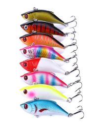 20 -st zinkende vib vissen Lure 8cm 118G Minnow Artificial Aas Trilling Winter Ice Full Water8318374