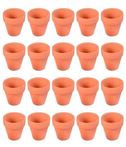 20 Unids Pequeño Mini Maceta de Terracota Arcilla Cerámica Maceta Macetas de Cactus Macetas de Vivero Suculentas Ideal para Plantas Artesanías Y205915241