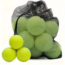 Balles de Tennis élastiques souples à faible Compression, 20 pièces, outils d'entraînement en vrac à pression de scène, pratique en plein air pour jeunes débutants 240202