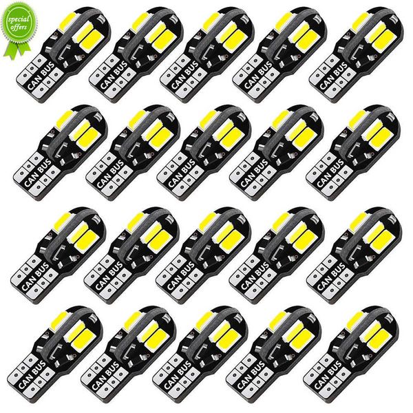 20 piezas T10 bombilla pequeña automotriz led ancho decodificado luz modificada