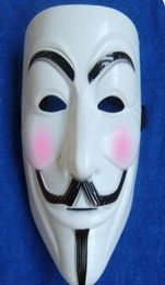 20pcs v masque pour vendetta film anonyme mec adulte masque blanc couleur halloween cosplay6143655