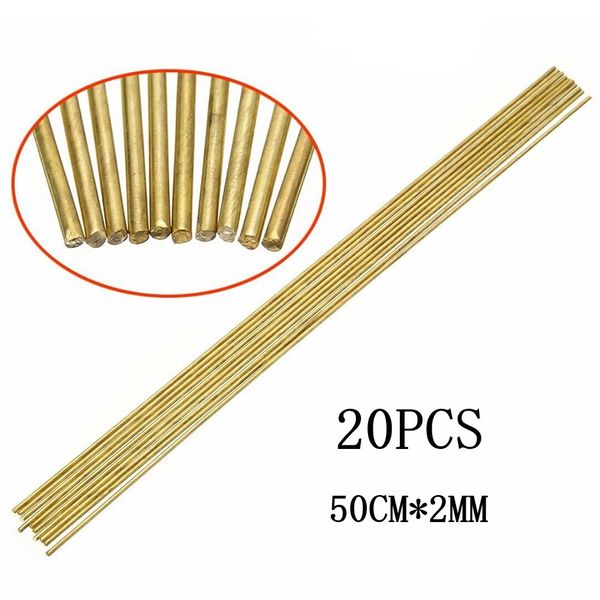 20pcs Widding Fil Phosphor Bronze Electrode Fil Soudage de soudage Pipe de cuivre Soudure de soudage spécial