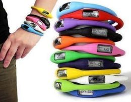 20 Stück Women039s Herrenuhren Mädchen Jungen Sport Anion Negativ-Ionen-Silikon-LED-Armband-Armbanduhr 4138731539