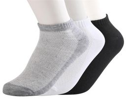 20pcs10pair respirant Men039s chaussettes courtes chaussettes de cheville mash solide de haute qualité.