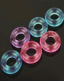 20pcslot anneaux de pénis en silicone colorés retardant les anneaux d'éjaculation anneau de pénis colle flexible Cockring jouets sexuels pour hommes sex toy avec r4849052