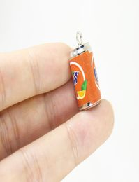 20 stuksslot Hars Blikjes Charm Simulatie Drink Cola Hangers Sieraden Voor DIY Oorbellen Sleutelhanger Armband Accessoires9695183
