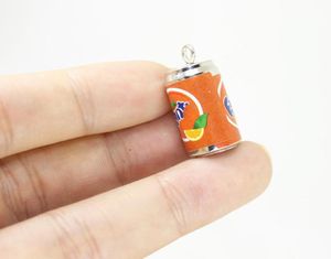 Lot de 20 canettes en résine, breloques, Simulation de boisson Cola, pendentifs, bijoux pour bricolage, boucles d'oreilles, porte-clés, Bracelet, accessoires 3735277