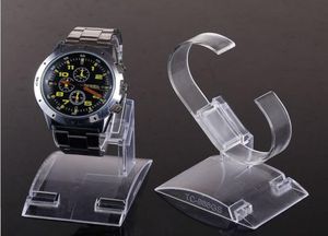 20pcslot vente C anneaux style Transparent en plastique montre-bracelet présentoir Rack magasin magasin présentoir grande taille pour man1833025