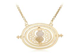 20pcslot Time Turner Collier Fashion Movie Pendante Bijoux pour femmes Charmes Y12203542600