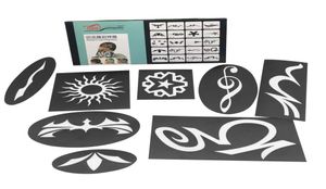 20 stuks set mode haar styling tattoo sjabloon stencil trimmer diy kappers model salon kapper kleurpatroon stencil6562352