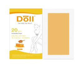 20 stcsSset andere ontharingartikelen Haarremova Dubbele zijkanten koude wax strips Depilatory Paper Beauty Tools Body been gezichtsharen RE5962739