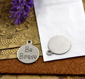 20pcsstainless en acier charms soyez happybravethe changekindyourself charmes pendants pour collierbraceletkeychain bijoux bricolage5370814