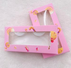20picslot Lollipop LASHES DOOS Lege Lashes Box met Trays Custom Logo Sweet Selling Packing6948192