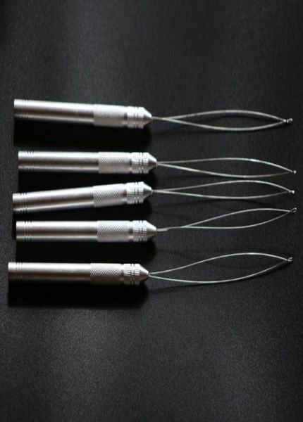 20 piezas de aluminio rosca de aluminio herramienta aguja bucle de micro anillo extensiones de cabello Beads43689852889207