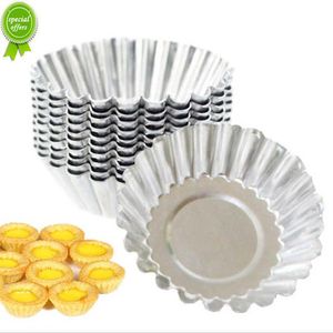 20PSC Aluminium Ei Taart Bakvorm Keuken Legering Cup Cupcake Cakes Mould Voor Gebak Taarten Dessert Mini Cupcake Bakken pan Gereedschap