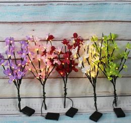 20quot Kersenbloesembloemspray met 30 op batterijen werkende verlichte LED-takverlichting Led-bloemen String Decoratie Trouwkamer354624194