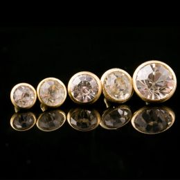 20set 6-11 mm brillant un rivet rivet cristal metal étalons de base pic d'ongle pour le sac de vêtements ceinture en cuir décoration de vêtements en cuircraft