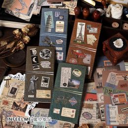 20 ensembles/lot bloc-notes matériel papier souvenirs Guide Journal indésirable Scrapbooking cartes rétro fond décoration