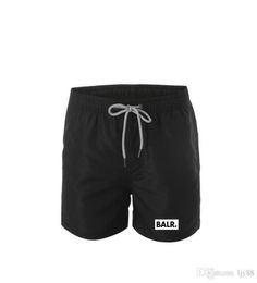 20SS Balr -ontwerper Badeshorts Men039S Shorts QuickDrying en Comfortabele Beachwear Summer Elasticated Taille Tie Hoogend LE4671092
