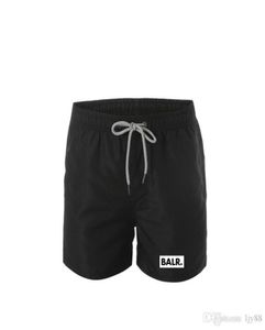 20SS Balr -ontwerper Badeshorts Men039S Shorts QuickDrying en Comfortabele Beachwear Summer Elasticated Taille Tie Hoogend LE8995707