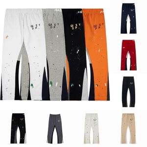 Moda y comodidad Galerías Pantalones Pantalones de chándal para hombre y mujer Pantalones con estampado de letras moteadas Hombre Pareja Pantalón informal suelto y versátil