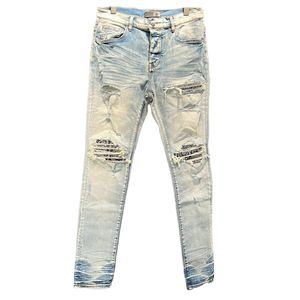 20SS HM001 Mens Designer Jeans Biker Ripped Biker Slim Fit Denim pour les hommes Pantalons de mans de la mode de Top Quality.