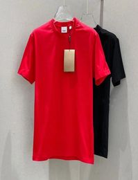 20SS LUXUR broderie T-shirt Fashion Femmes Design Tshirts Femelle Tshirts de haute qualité en noir et blanc100 COTTN MEN5308307
