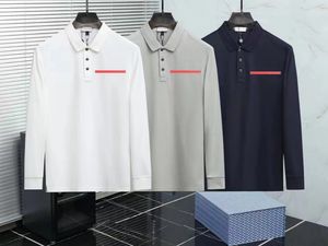 Luxe ontwerpers Herenpolo's T-shirtjassen Sweatshirtjassen Mode Heren Dames Poloshirts met lange mouwen Letterjas van puur katoen Hoge kwaliteit kleding Top