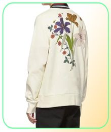 20SS gemaakt in Italië Europa Chateau Marmont lange mouw sweatshirt bloem vlinder geprinte lente herfst pullover sweater street1328382