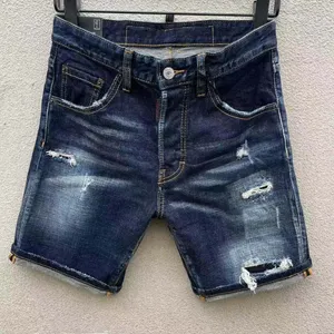 24SS Mens Designer Jeans Spring Black gescheurde noodlijdende gaten ontwerper Jean Pencil Pants Pockets Hommes Pantalones