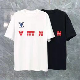 20SS Mens T-shirt Designer 3D Lettres Styliste imprimé Casual Summer Vêtements respirants Hommes Femmes Top Qualité Vêtements Couples Tees WholesaleLL