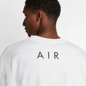 20SS NRG AIR T-shirts Brand Collaboration Casual Oversize Tee pour Hommes Femmes Été Coton Jersey Chemises Hip Hop Skateboard Streetwear S-XL # 176