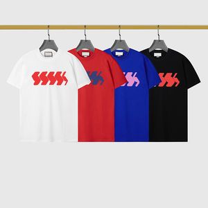 22SS Zomer Designer T-shirt voor Mannen Vrouwen Tee Shirts Gemaakt In Italië Mode Korte Mouwen Letters Bedrukte T-shirt Kleding Heren Designer Kleding 4 Kleuren