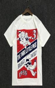 20SS Summer Mens Stylist T-Shirts Fashion Casual Couples Colonnées Coton de haute qualité Pig Pig Imprime
