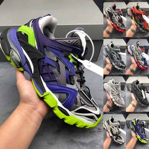 20ss Track 2 Sneakers Luxury Designer Casual Chaussures Hommes Femmes Track 2 Chaussures Sneaker à lacets Jogging Triple S Randonnée Chaussures